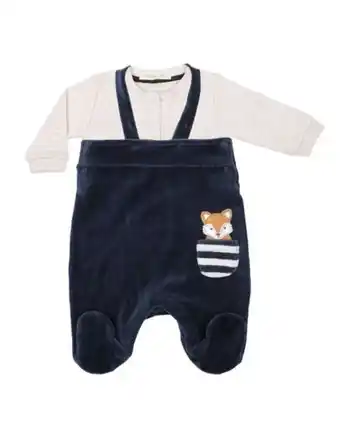 Conjunto jardinera bebe niño plush