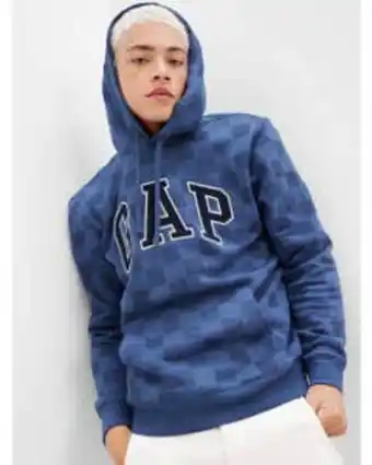 GAP Poleron gap logo sin cierre hombre azul oferta