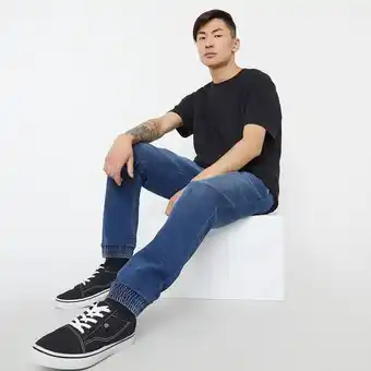 Corona Jeans hombre jogger denim azul oferta