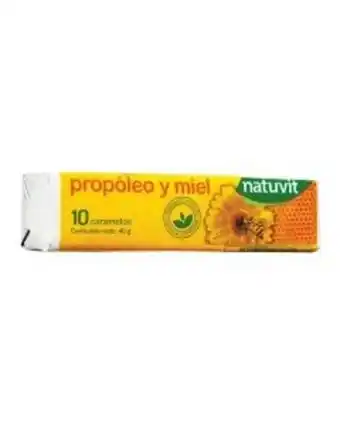 Farmacias Ahumada Natuvit caramelo propoleo x 10 comprimidos oferta
