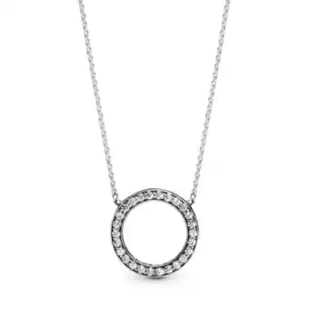 Pandora Collar círculo con brillo pandora signature oferta