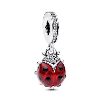 Pandora Charm colgante mariquita roja oferta