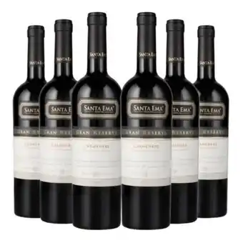 Linio Vino 6 santa ema gran reserva carmenere oferta
