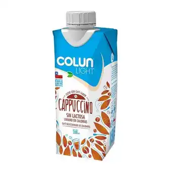 Leche colun cappuccino light s/lact 330 cc