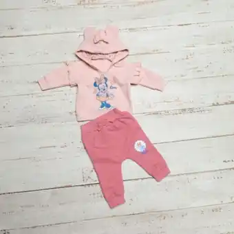 Falabella Minnie conjunto polerón más pantalón bebé niña 2 piezas con capucha algodón oferta