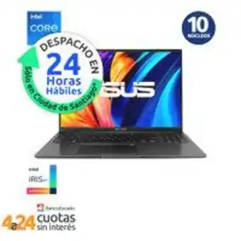 PC Factory Notebook vivobook i7-1255u 16 fhd 60hz 12gb 512gb ssd windows 11 wuxga 60 n x1605za-mb113w oferta