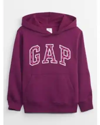 Polerón gap logo hoddie niño morado