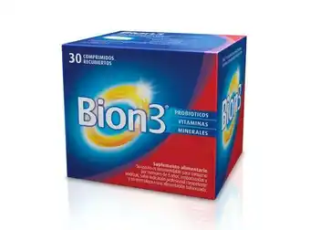 Ripley Bion 3 vitaminas, minerales y probióticos 30 comprimidos oferta