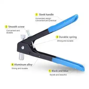 Kit remachadora tuerca 86 piezas m3 a m8 remache ciego