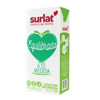 Supermercado El Trébol Leche surlat semidesc s/tapa lt oferta