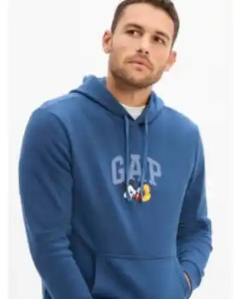 Poleron gap disney mickey mouse logo hombre azul