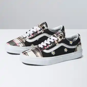 Zapatillas ua old skool floral plaid patchwork