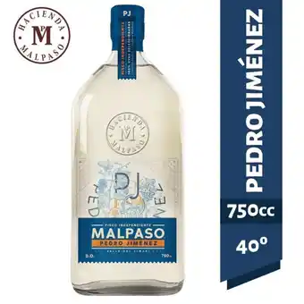 Santa Isabel Pisco mal paso pedro jiménez 40° 750 cc oferta