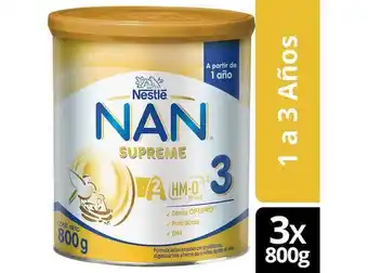 Fórmula infantil nan® supreme 3 800g x3 tarros