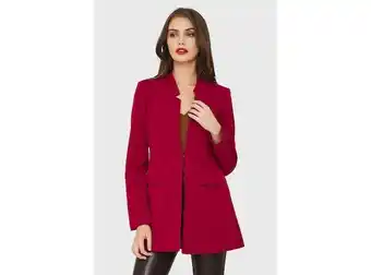 Ripley Blazer largo rojo nicopoly oferta