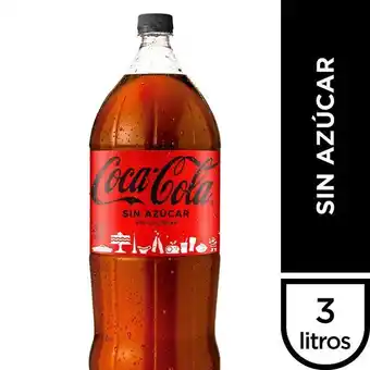 Unimarc Bebida coca cola sin azúcar desechable 3 l oferta