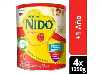 Leche nido 1+ protectus® 1350g pack x4