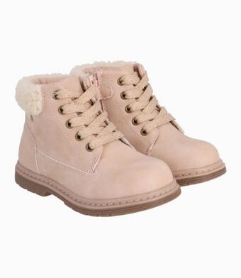 Limonada Botín bebé niña con sherpa beige oferta