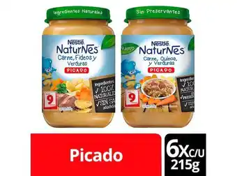Picado nestlé® naturnes® carne y quinoa x12 frascos