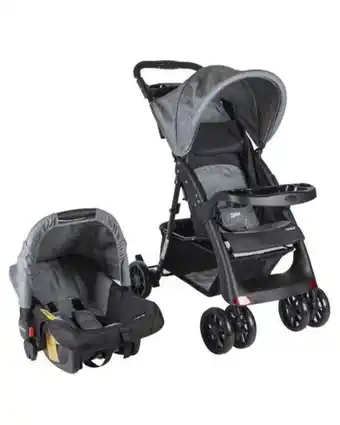 Coche travel system spine gris