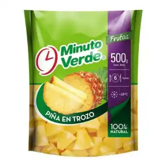 Supermercado El Trébol Piña en trozo minuto verde 500 gr oferta