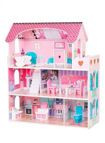 Casa de muñecas violeta