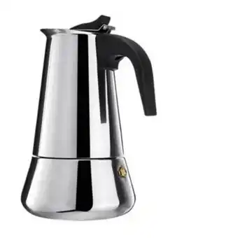 Cafetera espresso maker 4 tazas manual acero italiana
