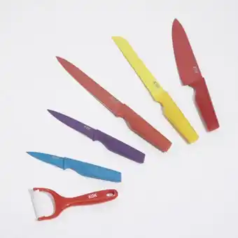 Set de 5 cuchillos colores