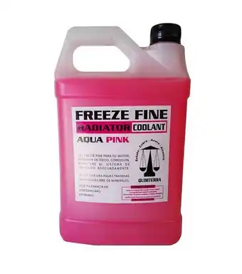 Paris Freeze fine antifreeze coolant anticongelante color rosado oferta