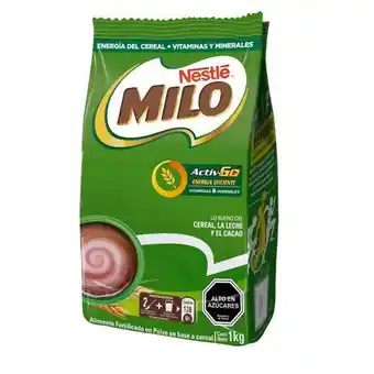 Super Bodega a Cuenta Saborizante de leche milo en bolsa 1kg nestlé oferta