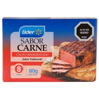 Super Bodega a Cuenta Caldo de carne 80 grs lider oferta