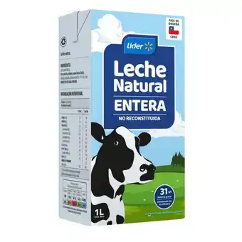 Super Bodega a Cuenta Leche blanca entera 1l lider oferta