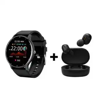 Linio Audífonos bluetooth xiaomi airdots 2 + smartwatch zl02d oferta
