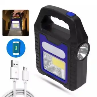 Linio Lampara solar led camping con powerbank linterna solar oferta