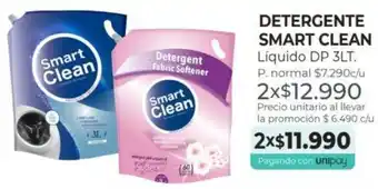 Mayorista 10 DETERGENTE SMART CLEAN Líquido DP 2x3LT oferta