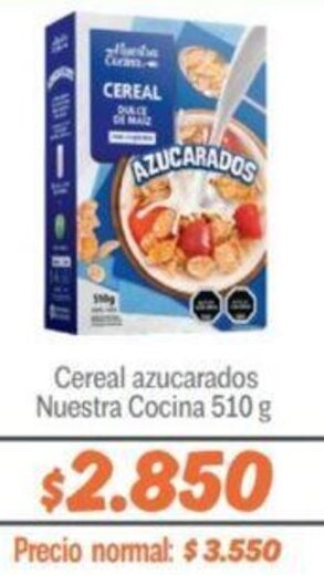 Mayorista 10 Cereal azucarados Nuestra Cocina 510 g oferta