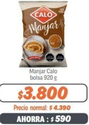 Mayorista 10 Manjar Calo bolsa 920 g oferta