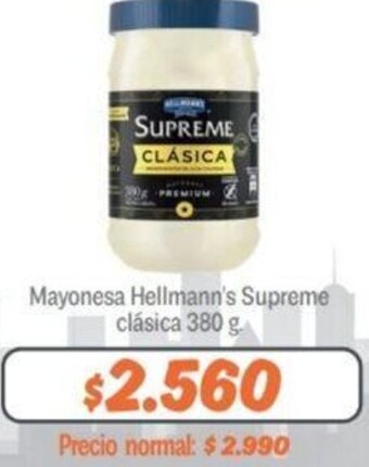 Mayorista 10 Mayonesa Hellmann's Supreme clásica 380 g. oferta