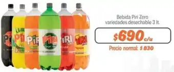 Mayorista 10 Bebida Piri Zero variedades desechable 3 It. oferta