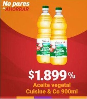 Santa Isabel Aceite vegetal Cuisine & Co 900ml oferta
