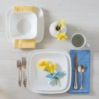 Set vajilla pure white 16 pzs