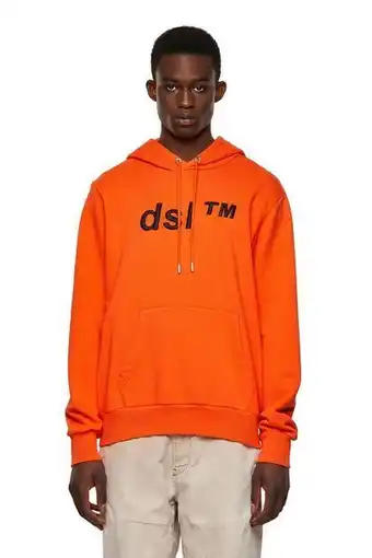 Diesel Poleron diesel s girk hood b4 sweat shirt hombre rojo oferta