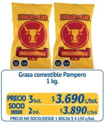 Alvi Grasa comestible Pampero 1 kg. x 3un oferta