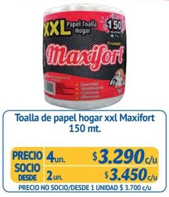 Alvi Toalla de papel hogar xxl Maxifort 150 mt. x 4un oferta