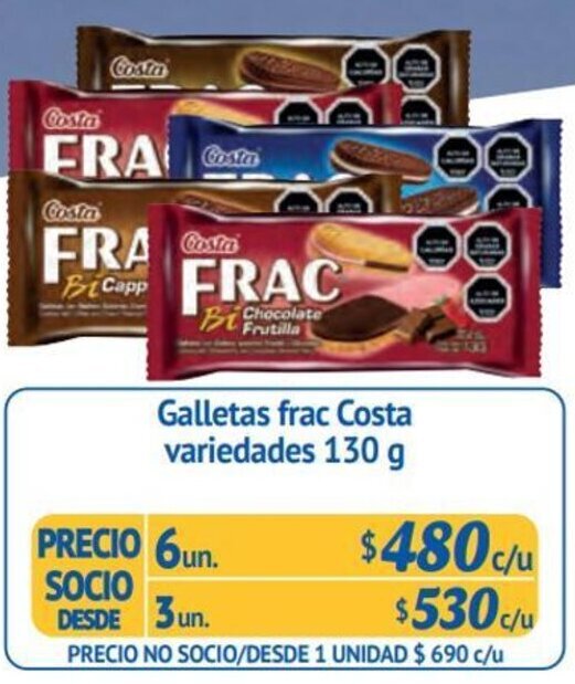 Alvi Galletas frac Costa variedades 130 g x 6un oferta