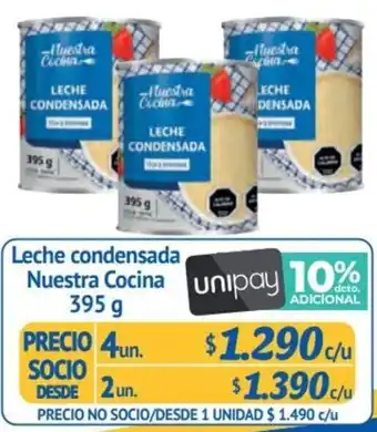 Alvi Leche condensada Nuestra Cocina 395 g x 4un oferta