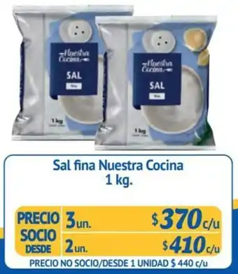 Alvi Sal fina Nuestra Cocina 1 kg. x 3un oferta