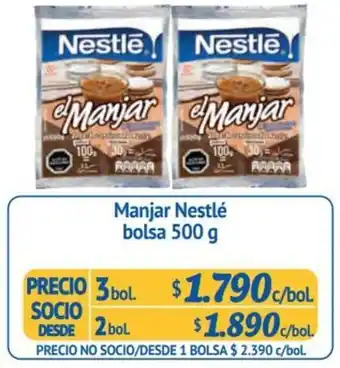 Alvi Manjar Nestlé bolsa 500 g x 3bol oferta
