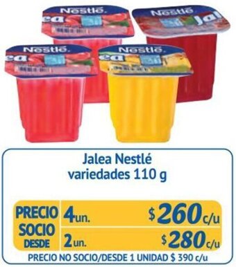 Alvi Jalea Nestlé variedades 110 g x 4un oferta