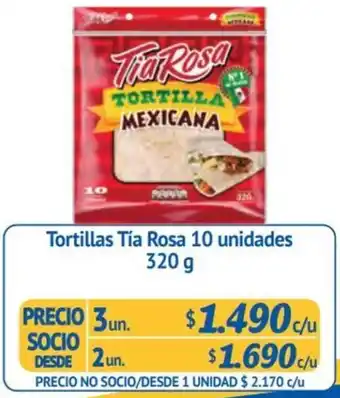Tortillas Tía Rosa 10 unidades 320 g x 3un